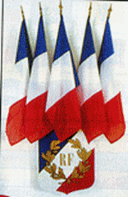 Ecusson porte drapeaux